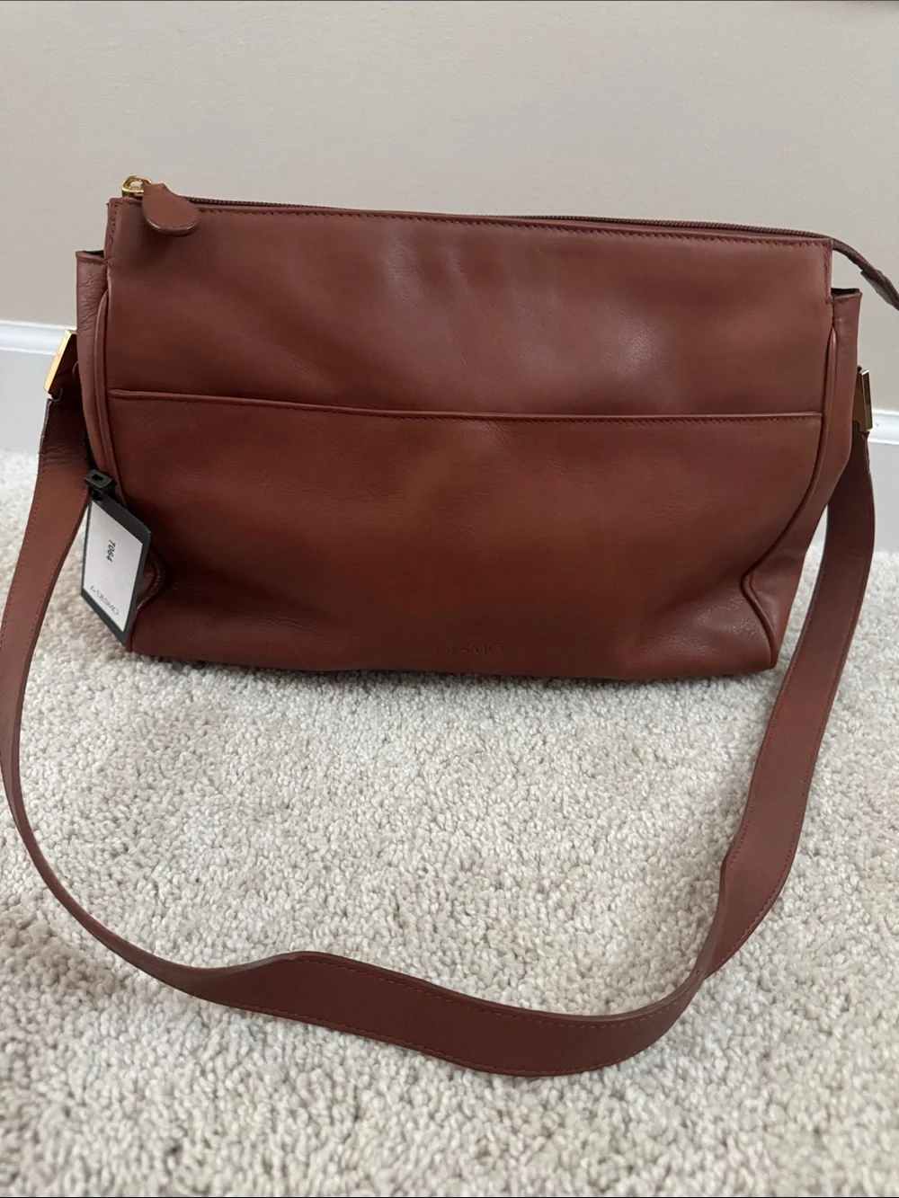 Desmo leather satchel - NWT